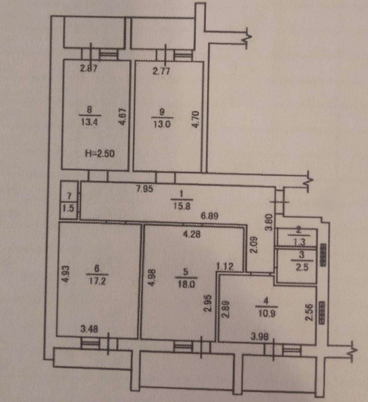 Квартира на ул. Бочарова, 102 м², 63 000$ — FAKTOR
