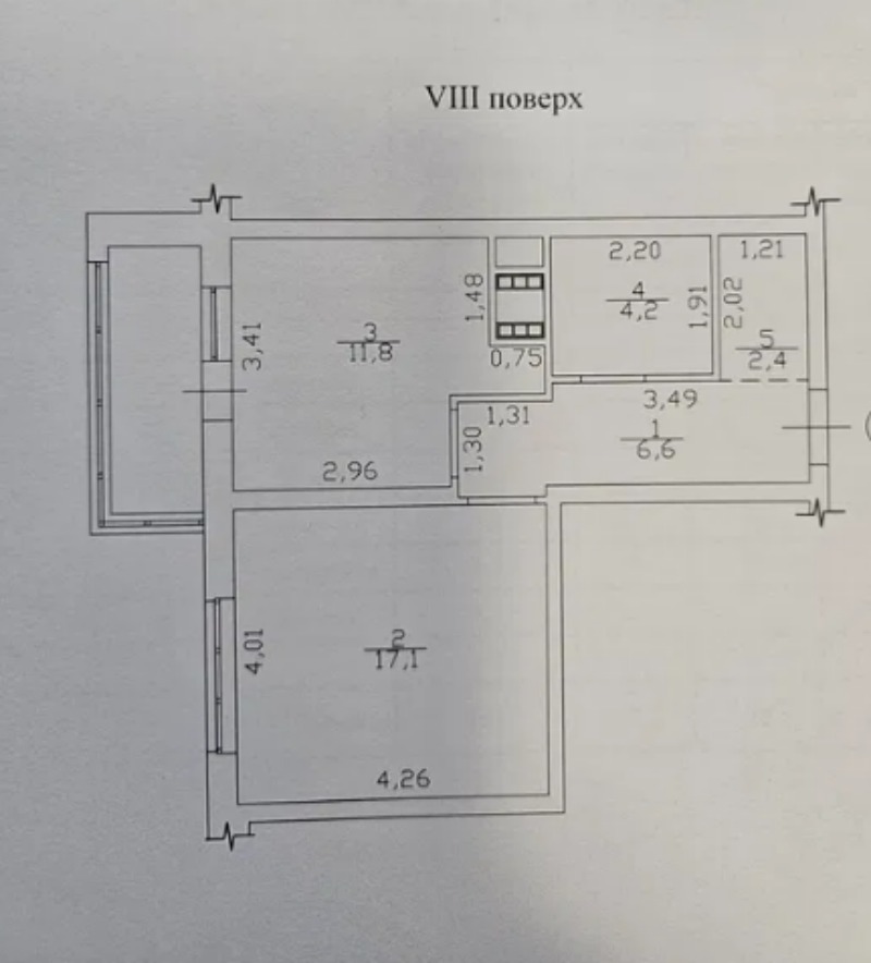 Квартира на ул. Канатная, 45 м², 66 500$ — FAKTOR