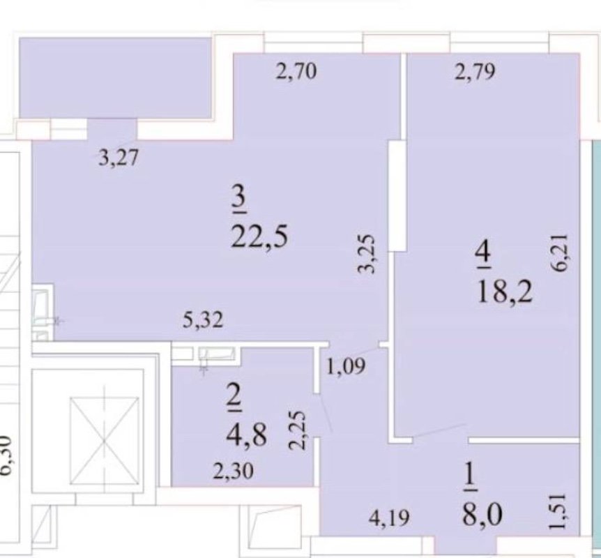 Квартира на вул. Новаторов, 55 м², 95 000$ — FAKTOR