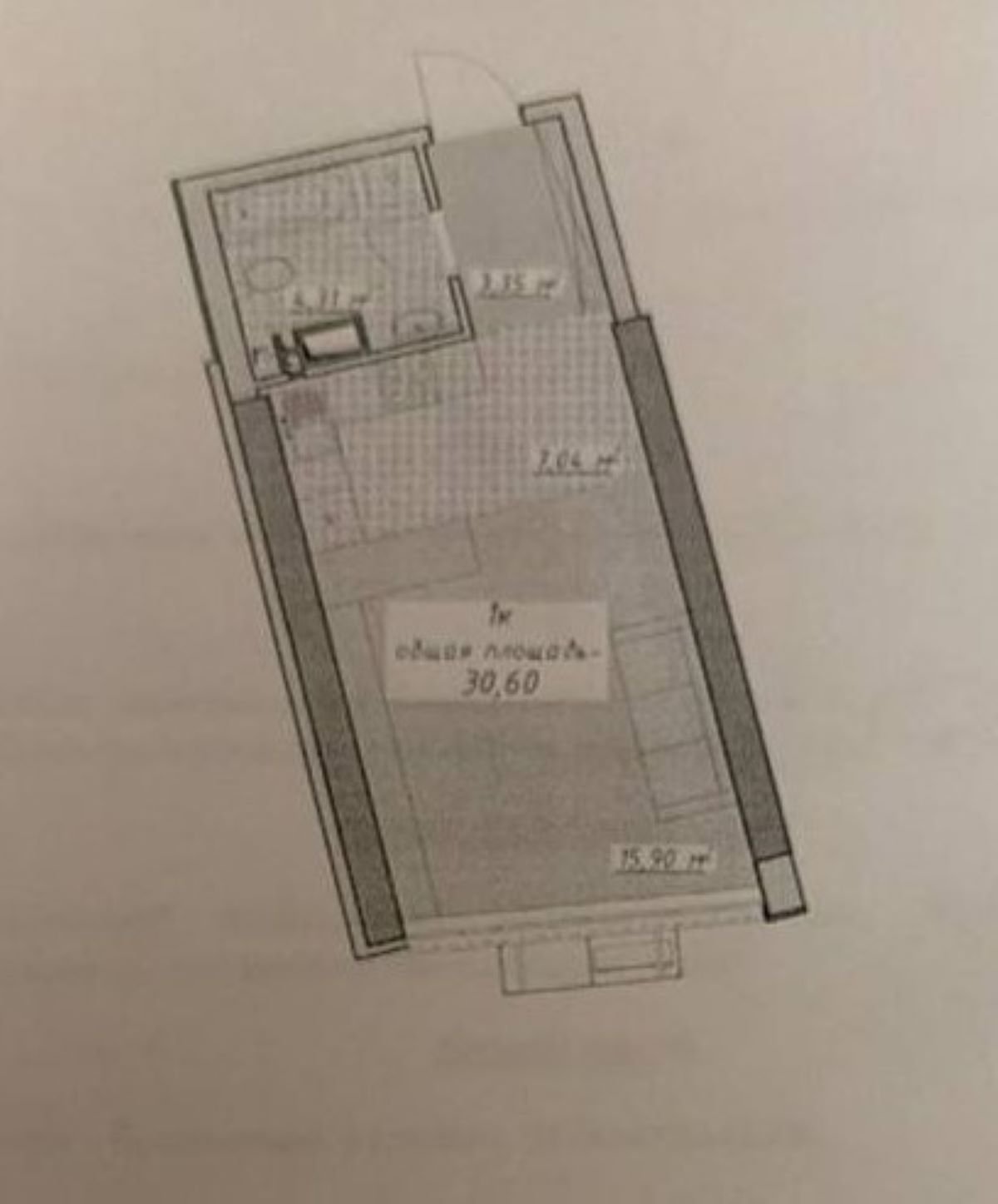 Квартира на ул. Курортный пер, 31 м², 50 000$ — FAKTOR
