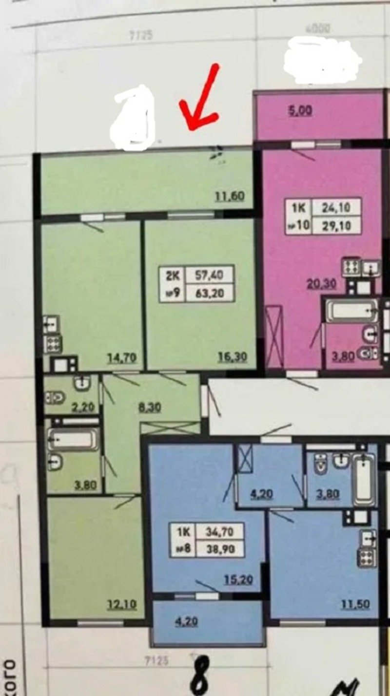 Квартира на вул. Пишоновская, 68 м², 71 000$ — FAKTOR