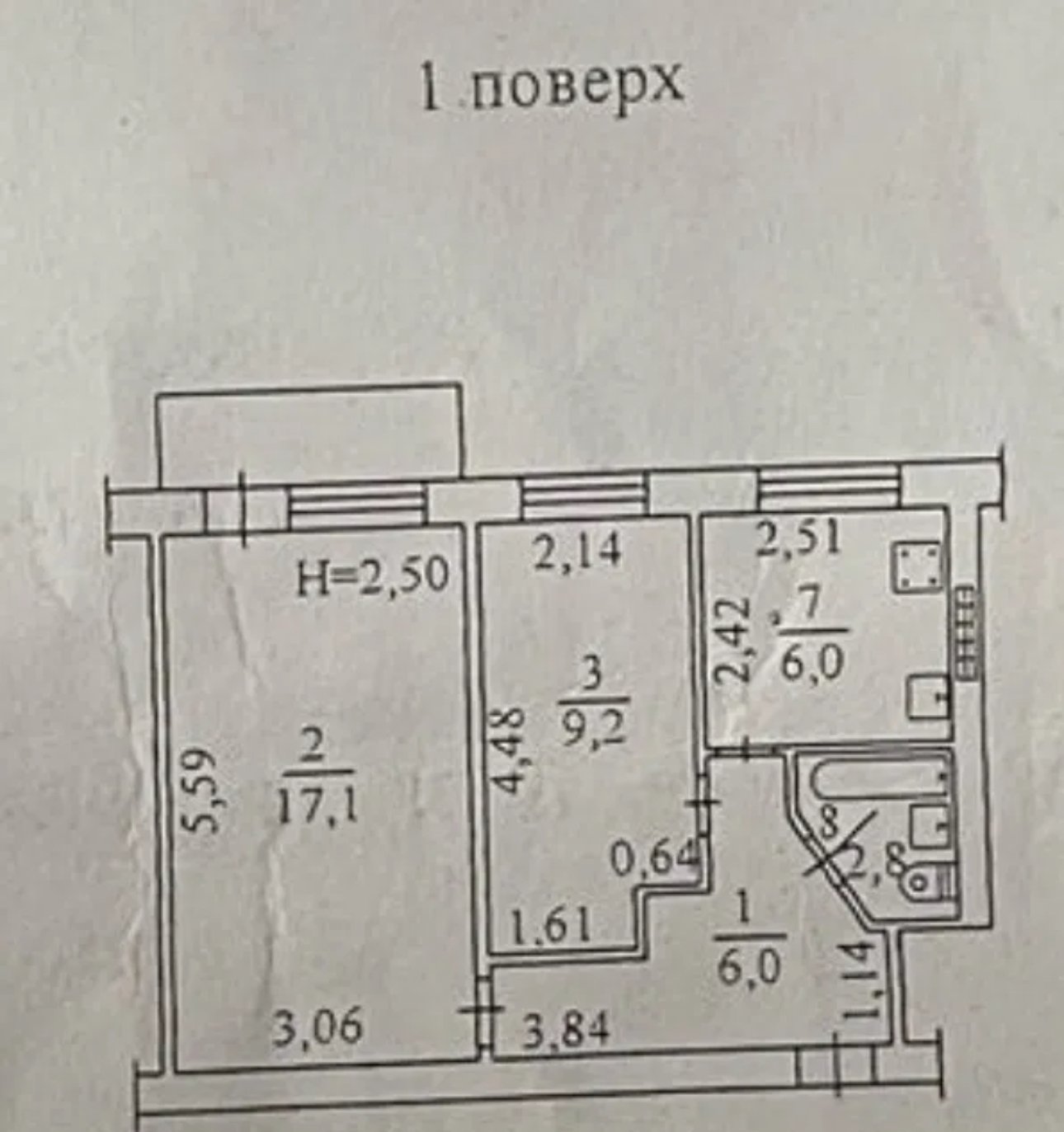 Квартира на вул. Шевченко проспект, 42 м², 49 000$ — FAKTOR