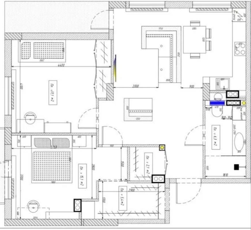 Квартира на вул. Ванный пер, 84 м², 115 000$ — FAKTOR