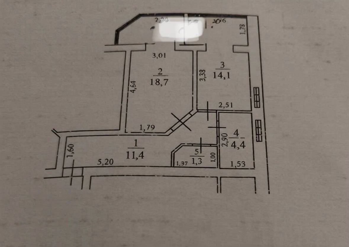 Квартира на ул. Независимости, 50 м², 50 000$ — FAKTOR