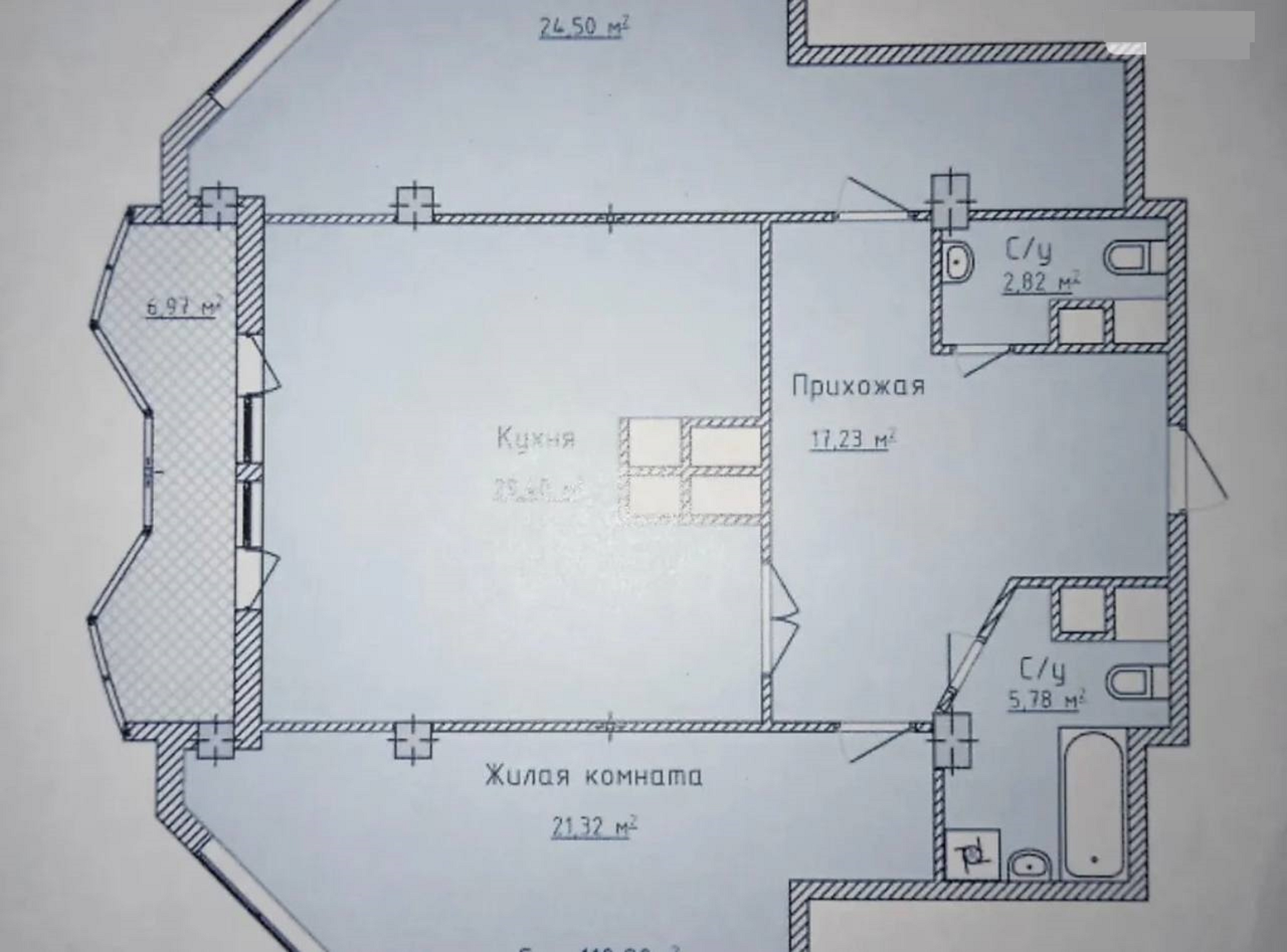 Квартира на вул. Фонтанская дорога (Киевский), 115 м², 114 700$ — FAKTOR