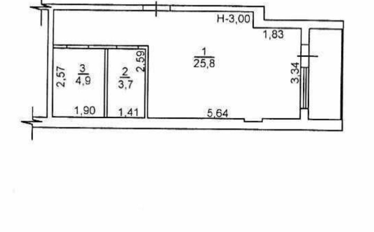 Квартира на вул. Фонтанская дорога (Киевский), 40 м², 120 000$ — FAKTOR