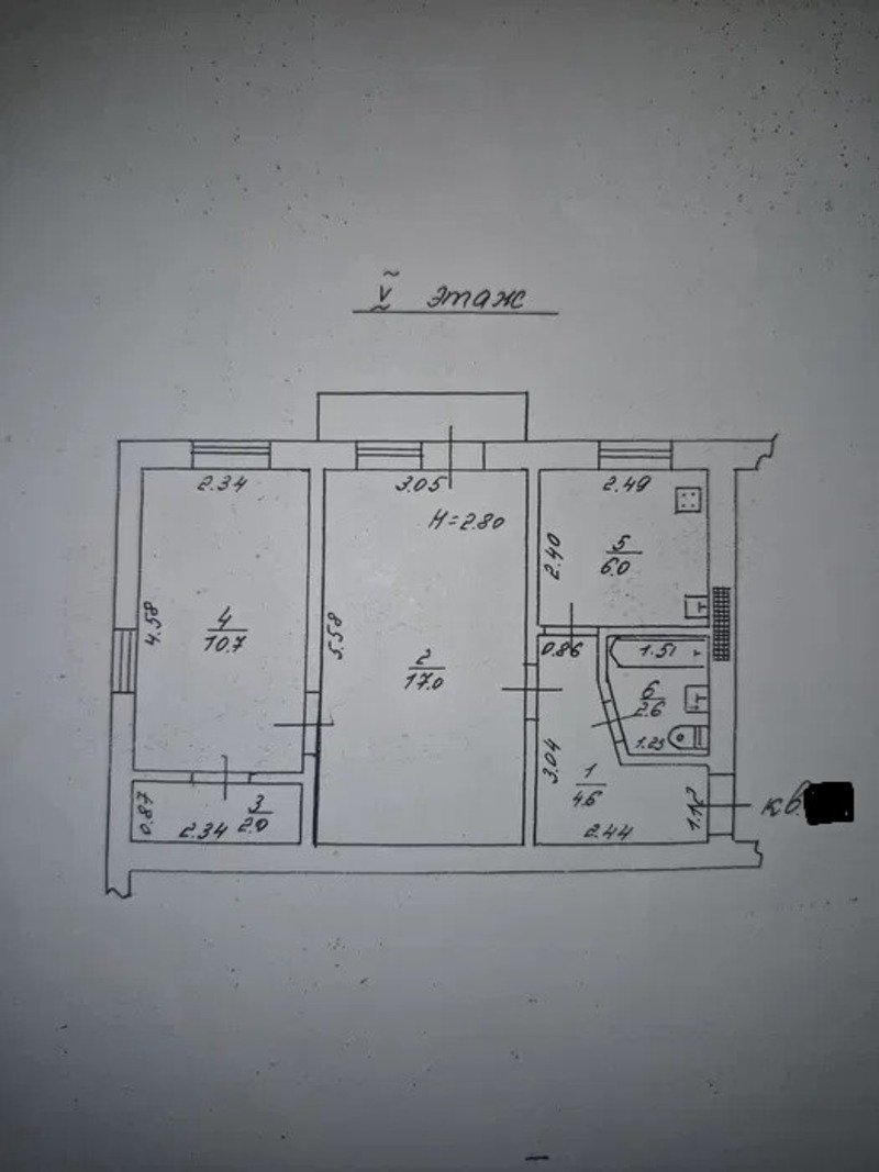 Квартира на вул. Варненская, 44 м², 32 000$ — FAKTOR