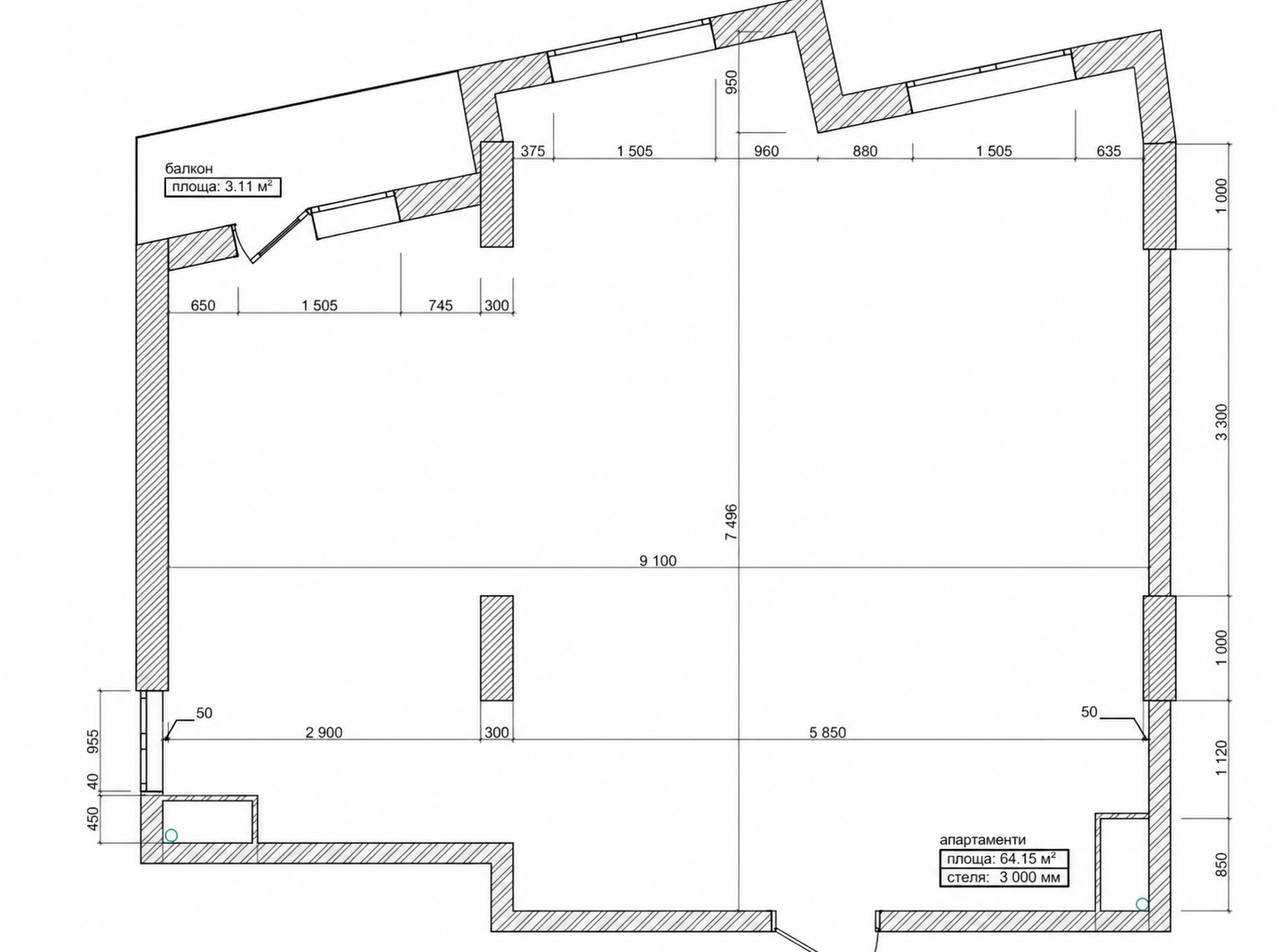 Квартира на вул. Чубаевская, 67 м², 111 000$ — FAKTOR