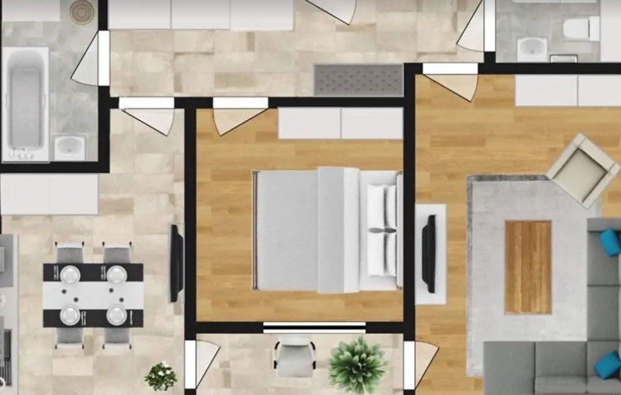 Квартира на вул. Люстдорфская дорога (Таирова), 57 м², 60 000$ — FAKTOR