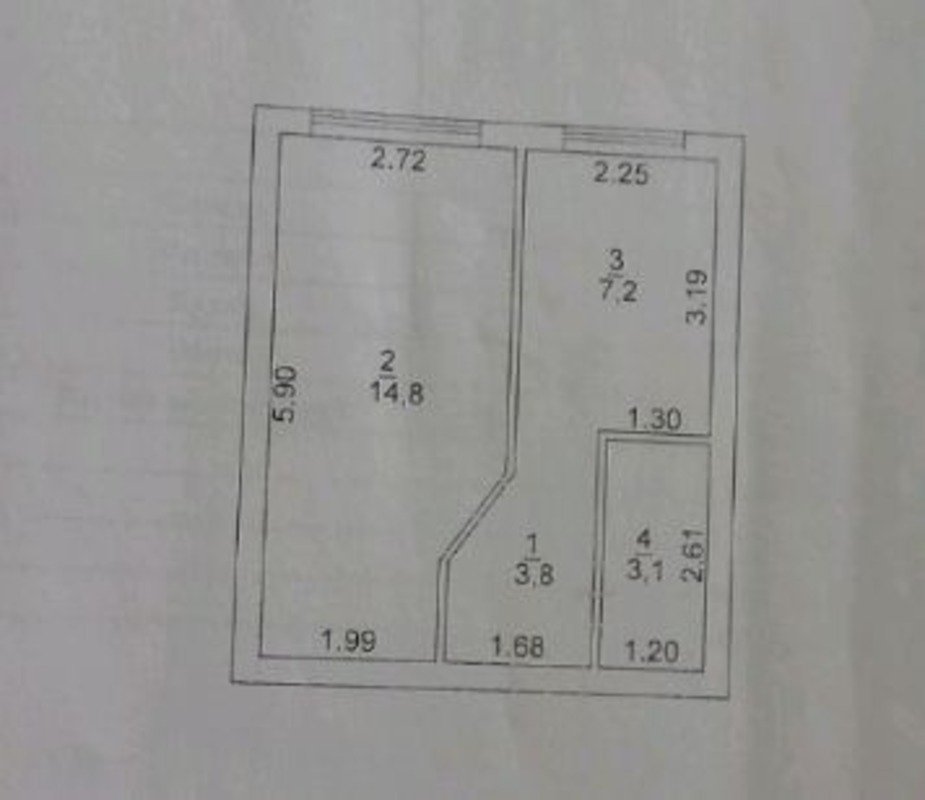Квартира на ул. Таврийская, 29 м², 35 000$ — FAKTOR
