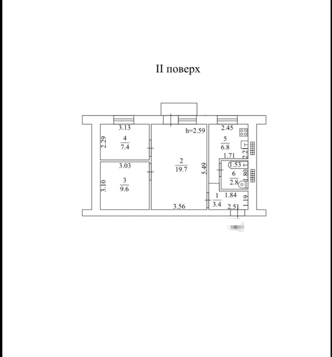 Квартира на вул. Болгарская, 50 м², 30 000$ — FAKTOR