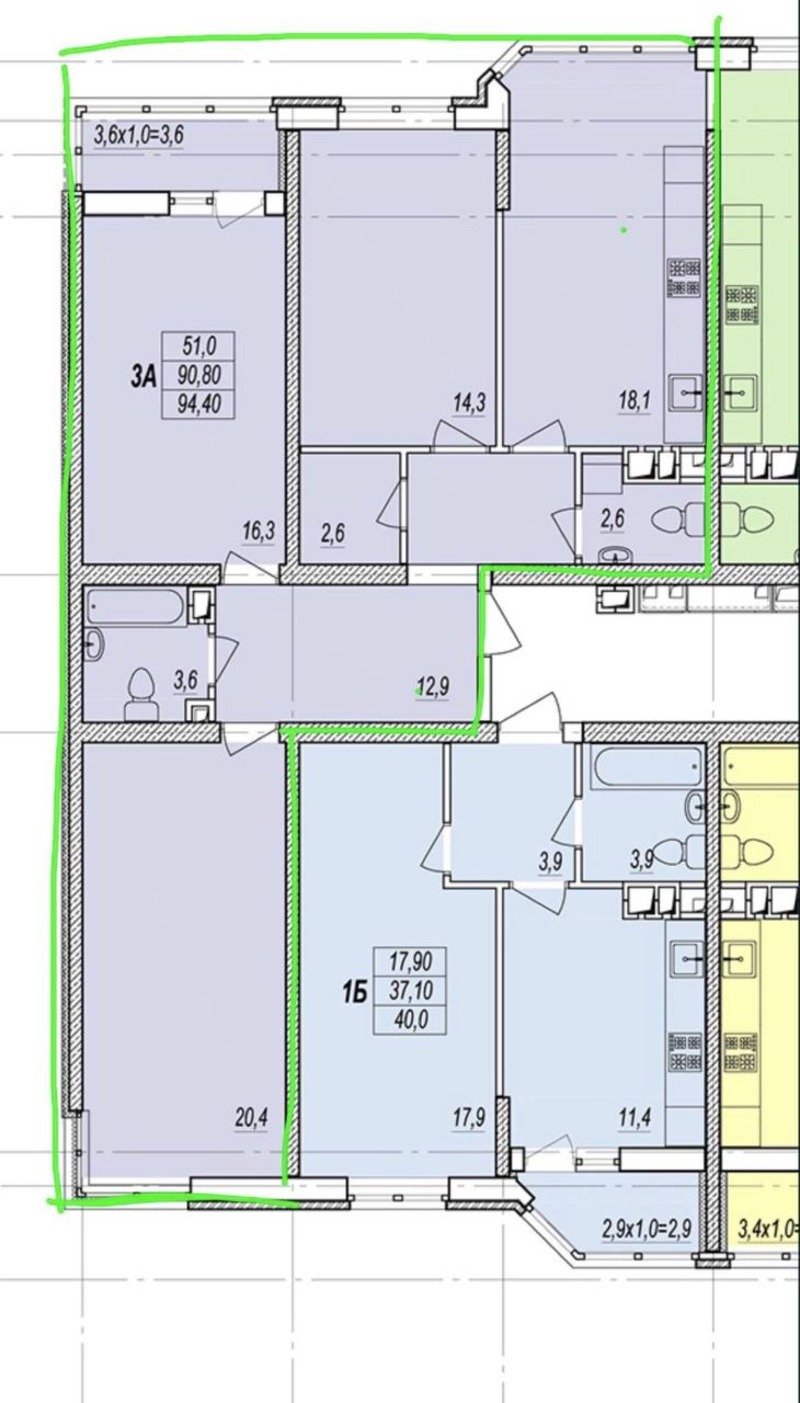 Квартира на вул. Прохоровская, 95 м², 82 000$ — FAKTOR