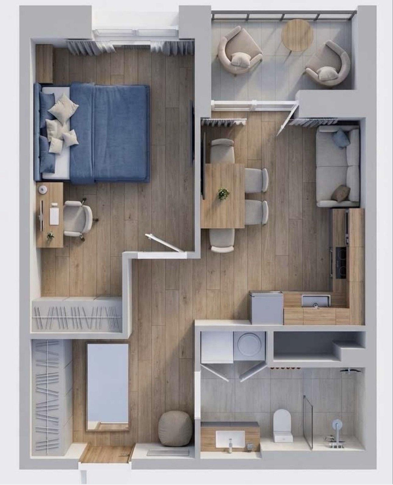 Квартира на вул. Краснова, 43 м², 67 500$ — FAKTOR