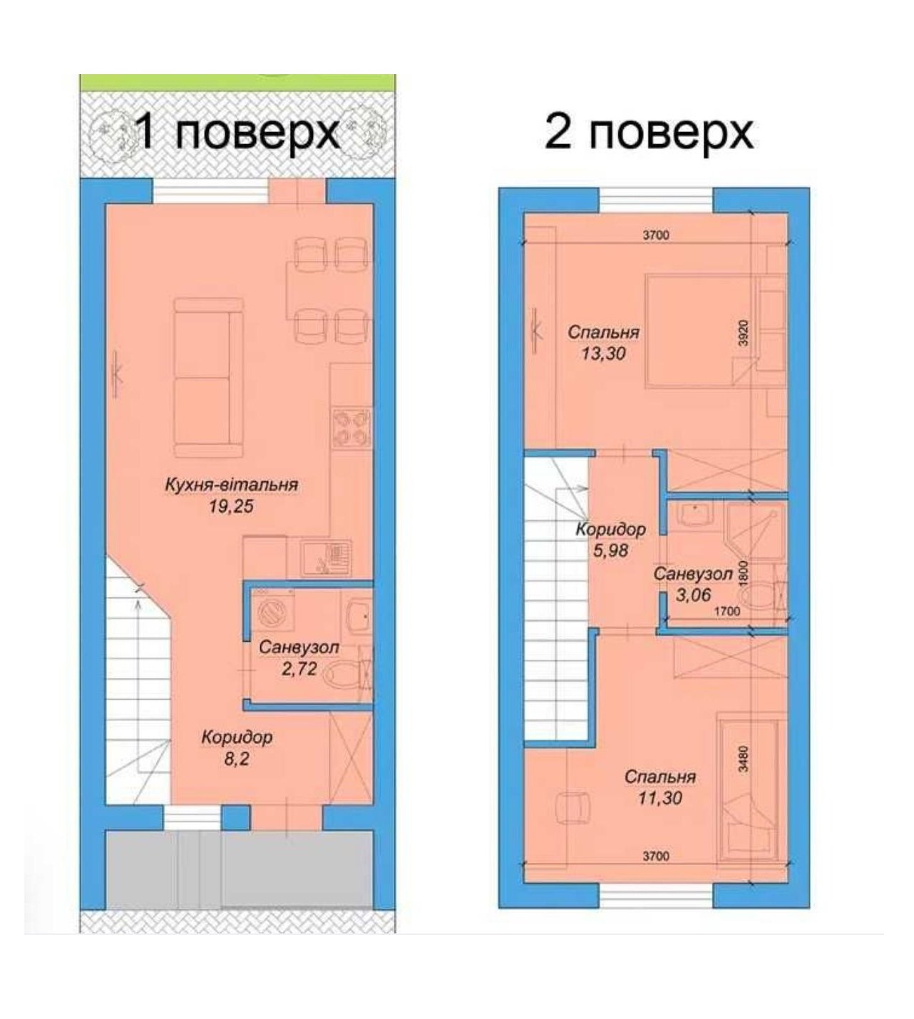 Будинок на вул. Фруктовая, 62 м², 63 000$ — FAKTOR