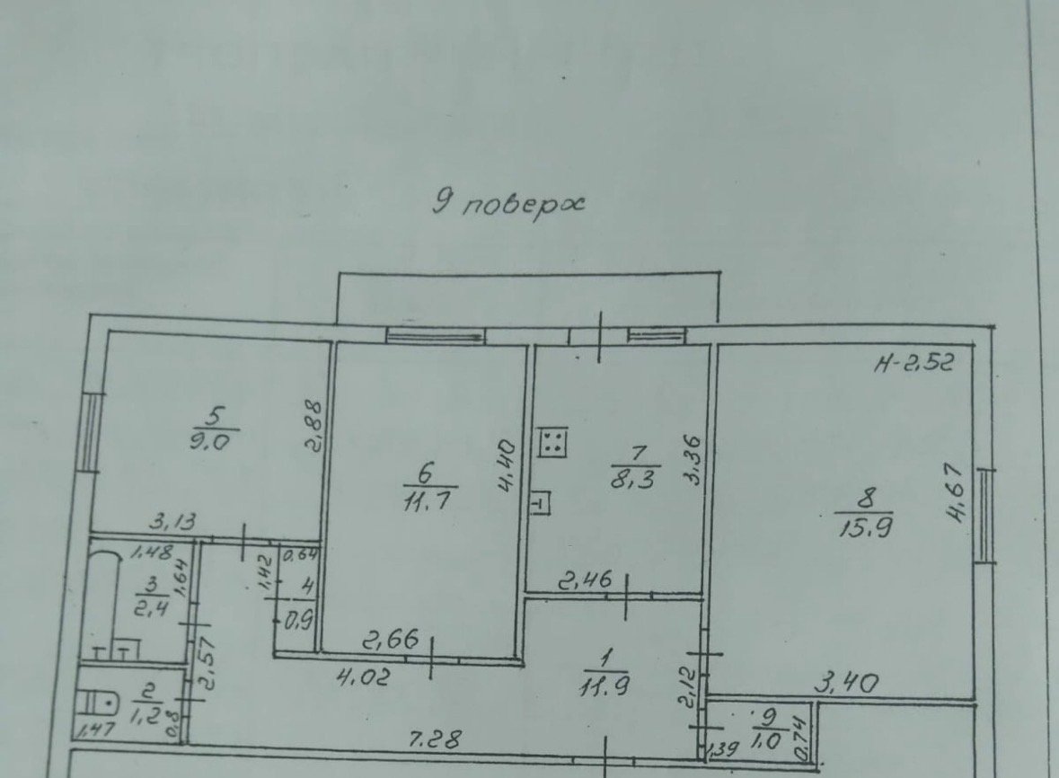 Квартира на ул. Добровольского проспект, 65 м², 55 000$ — FAKTOR