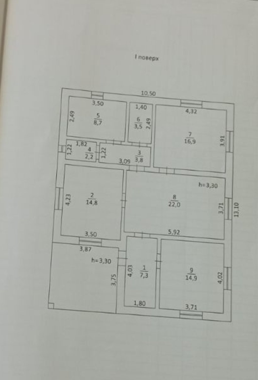 Будинок на вул. Хаджибейская, 94 м², 110 000$ — FAKTOR