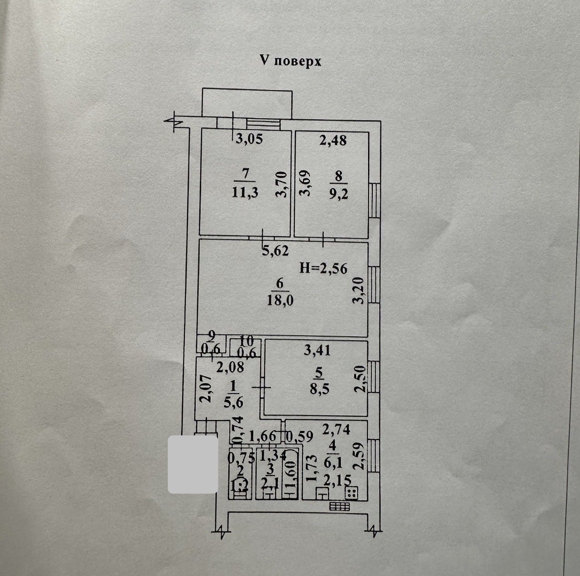 Квартира на вул. Вадатурского Алексея, 64 м², 36 000$ — FAKTOR