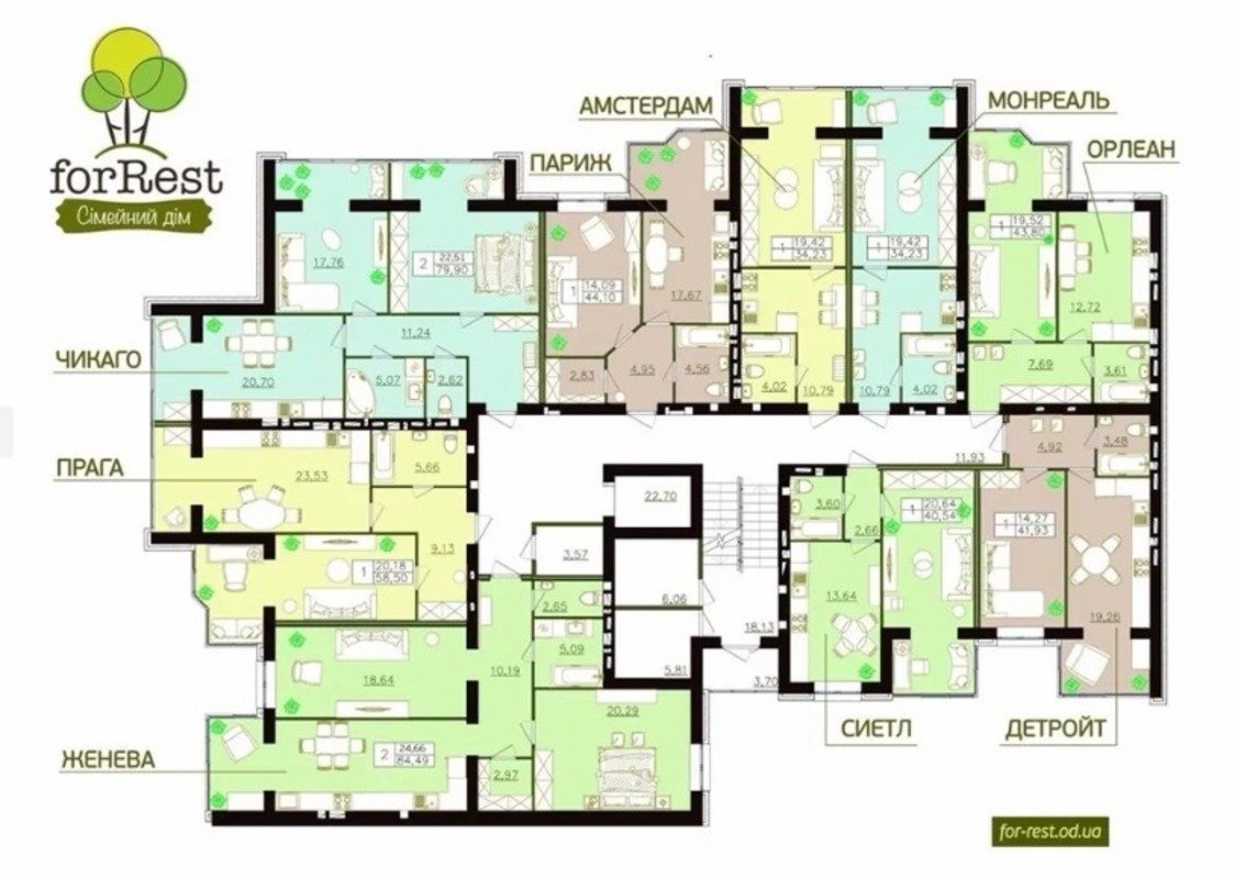Квартира на вул. Независимости, 85 м², 60 000$ — FAKTOR