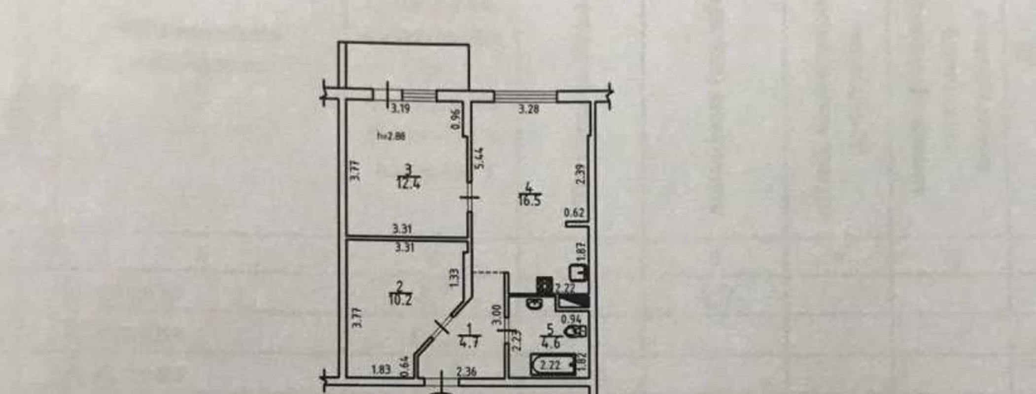 Квартира на вул. Маячный пер., 53 м², 129 500$ — FAKTOR