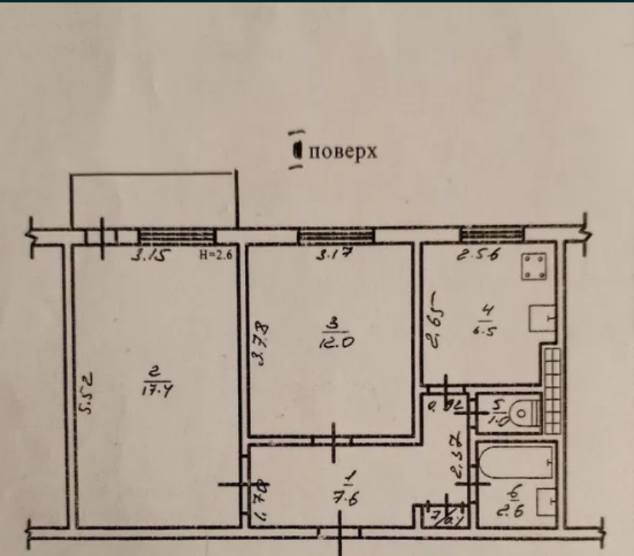 Квартира на вул. Глушко Академика проспект, 46 м², 46 000$ — FAKTOR