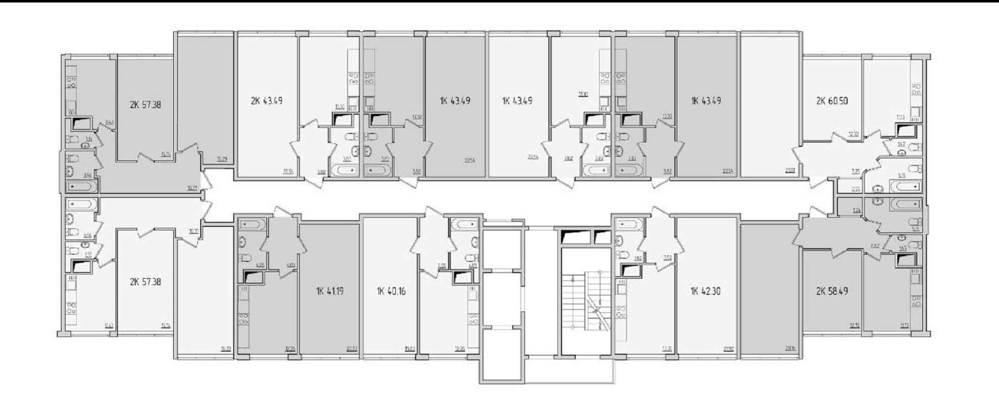Квартира на ул. Жемчужная, 43 м², 75 250$ — FAKTOR