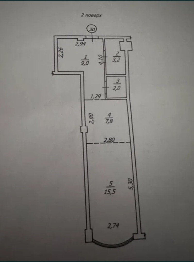 Квартира на вул. Фонтанская дорога (Киевский), 37 м², 58 800$ — FAKTOR