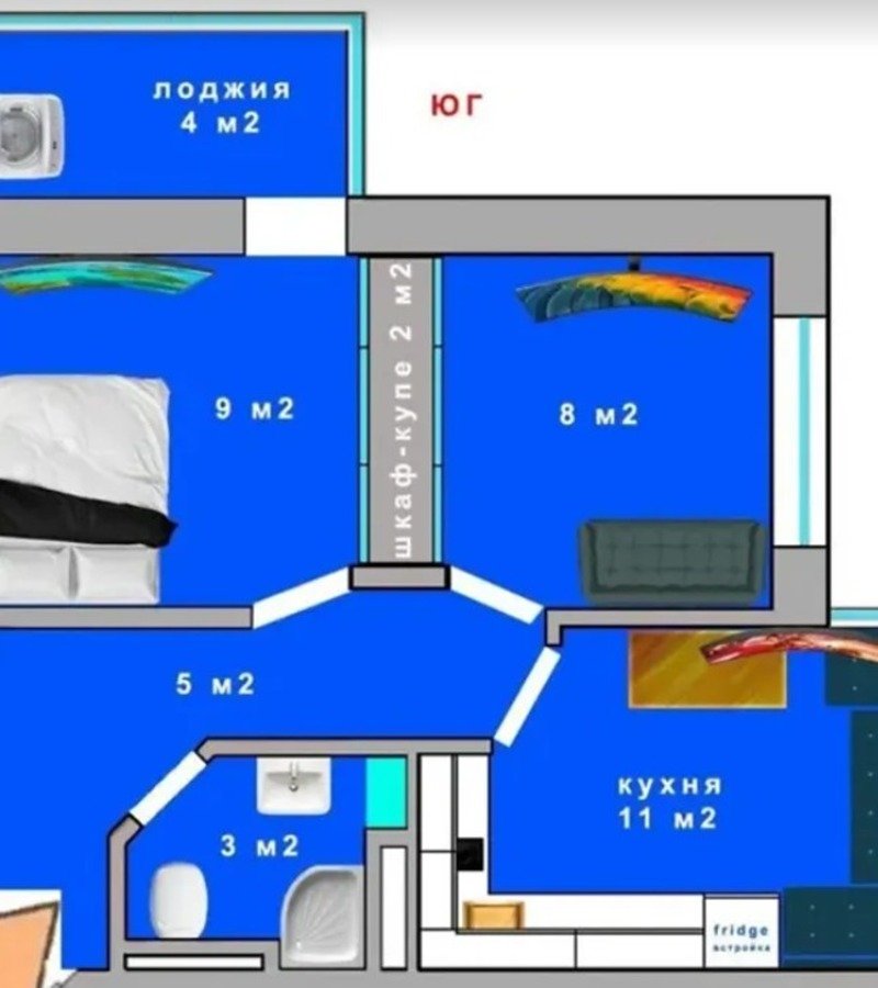 Квартира на ул. Вильямса Академика, 42 м², 47 000$ — FAKTOR