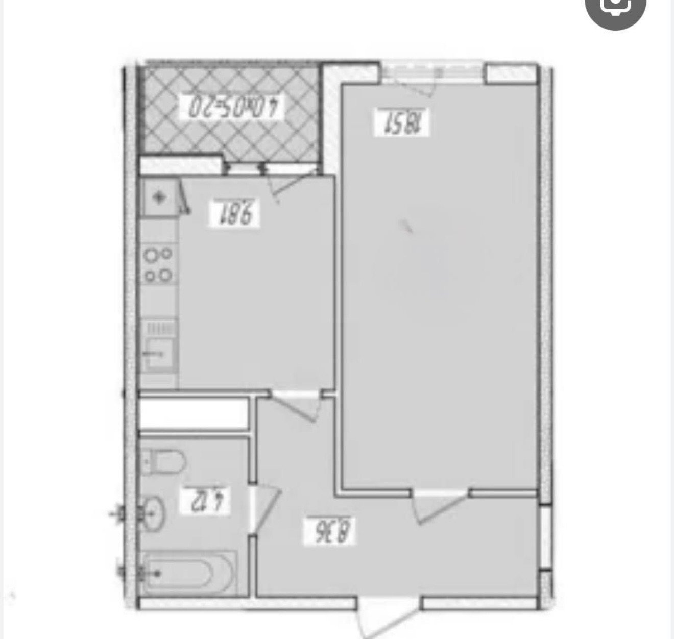 Квартира на ул. Краснова, 42 м², 48 000$ — FAKTOR