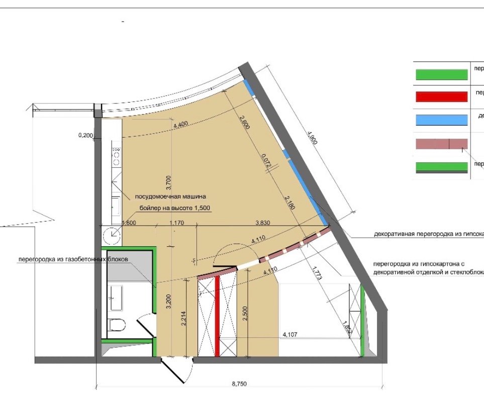 Квартира на ул. Каманина, 46 м², 126 690$ — FAKTOR
