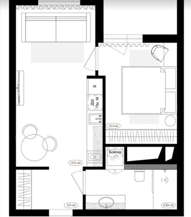 Квартира на ул. Краснова, 42 м², 97 000$ — FAKTOR