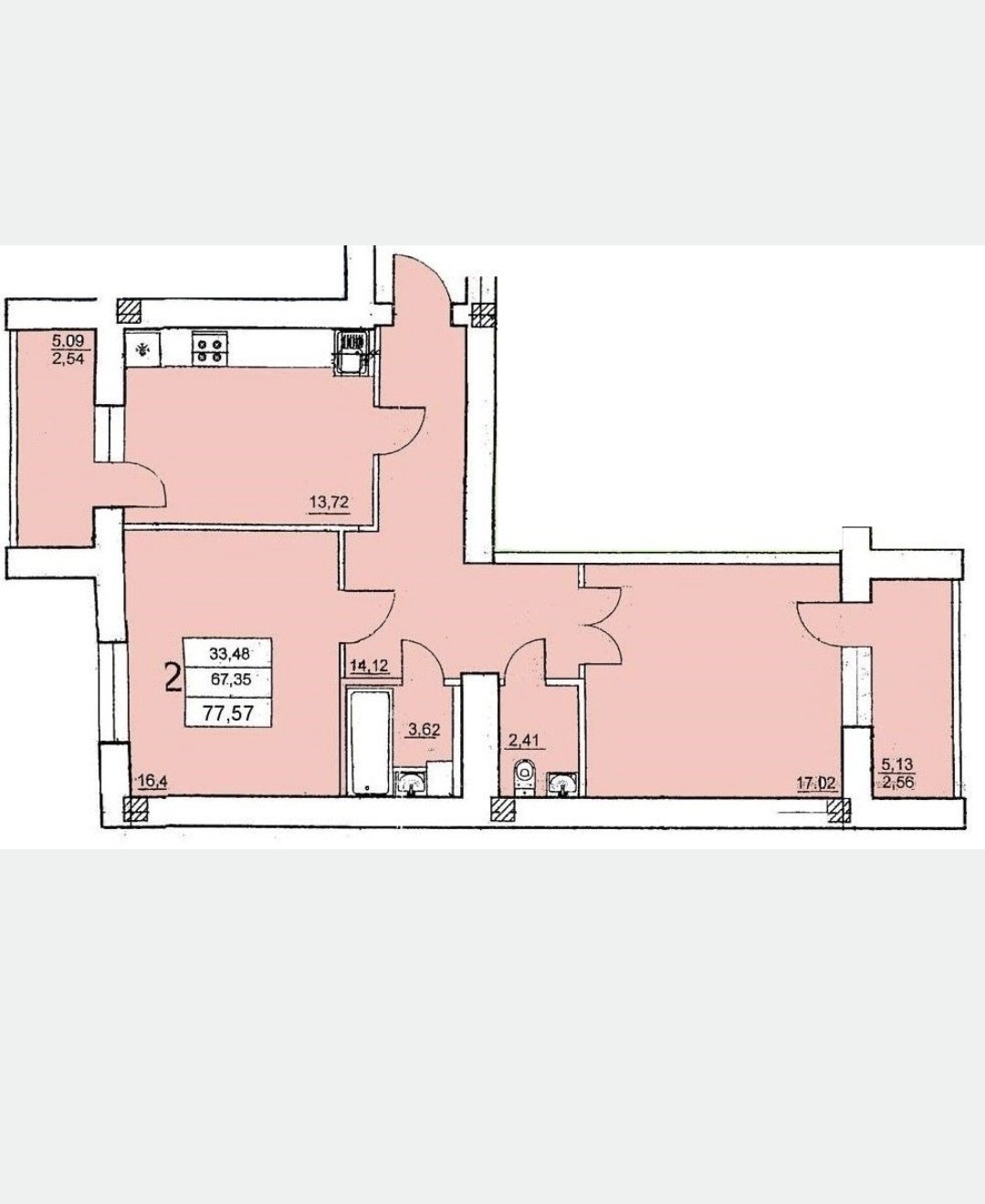 Квартира на ул. Шота Руставели, 78 м², 56 000$ — FAKTOR