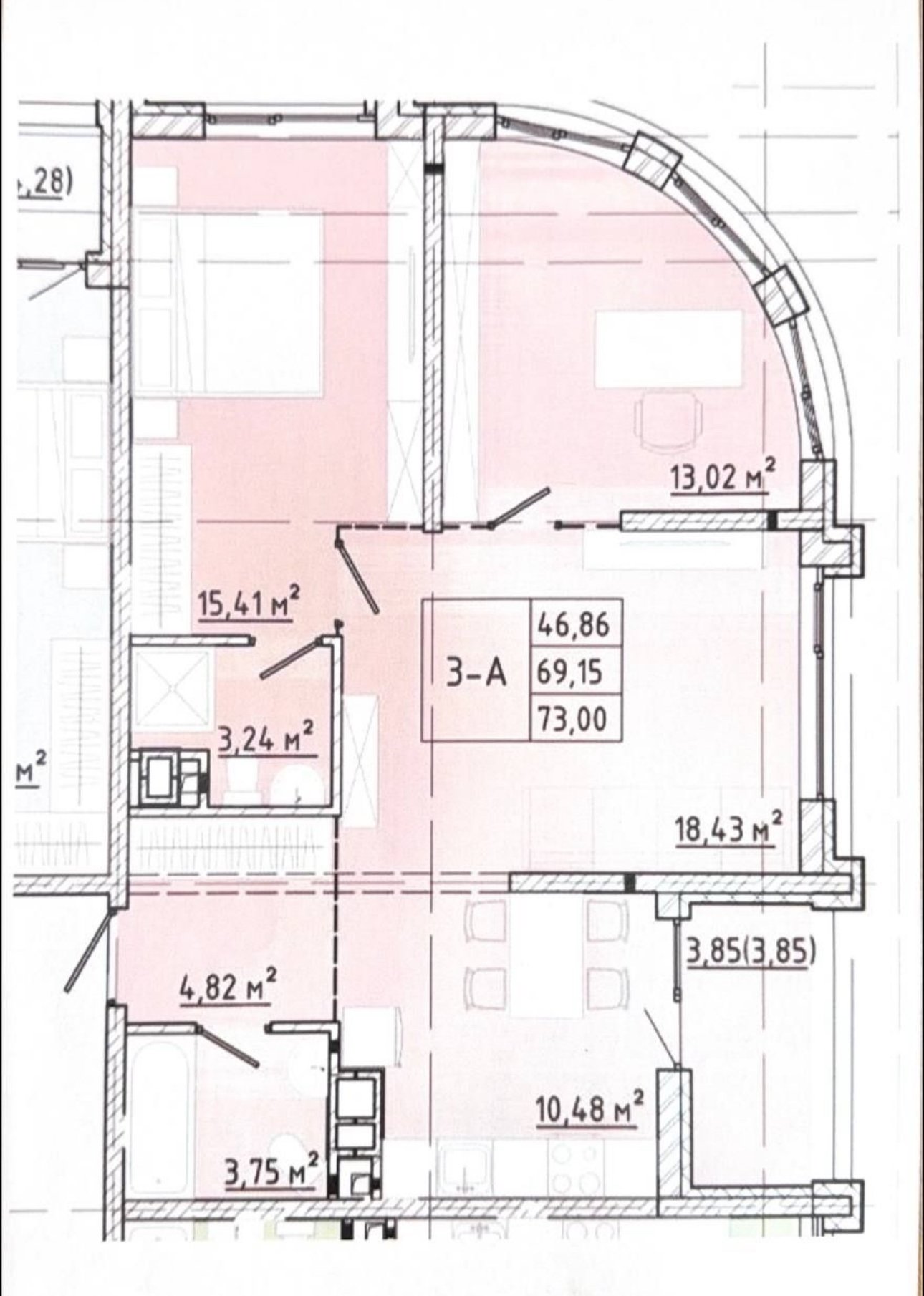 Квартира на ул. Ивана Франко, 73 м², 92 000$ — FAKTOR