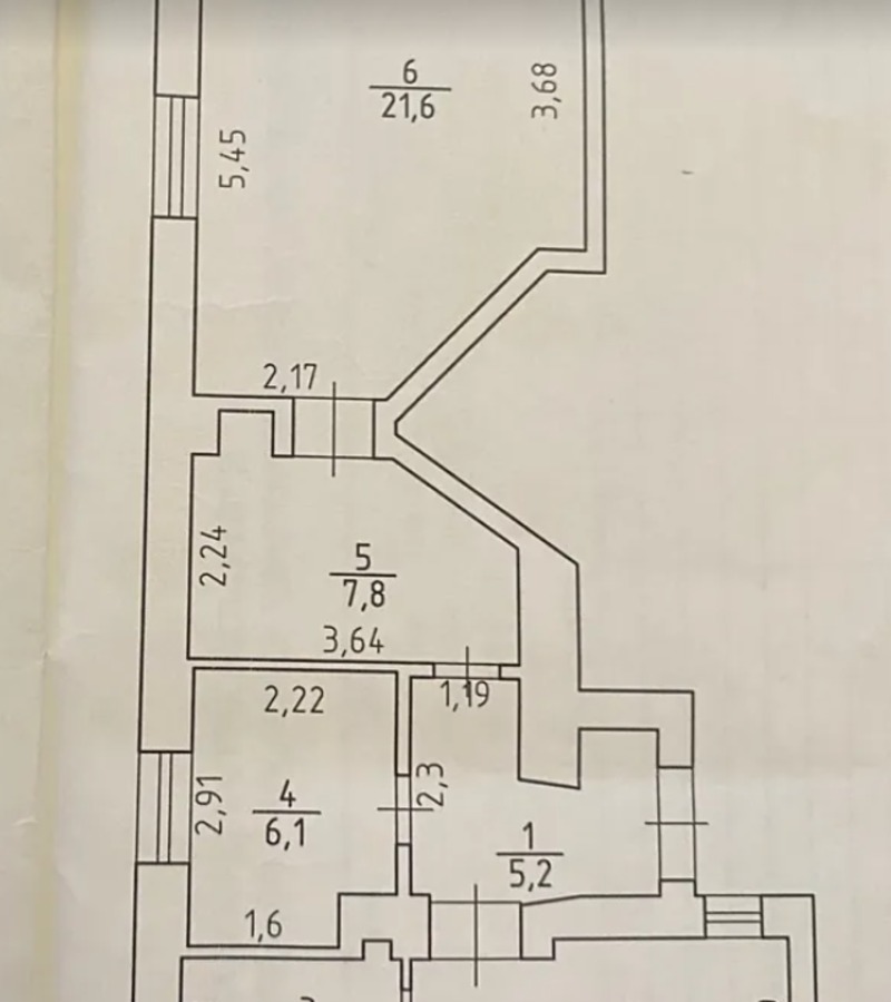 Квартира на ул. Пироговская, 49 м², 60 000$ — FAKTOR