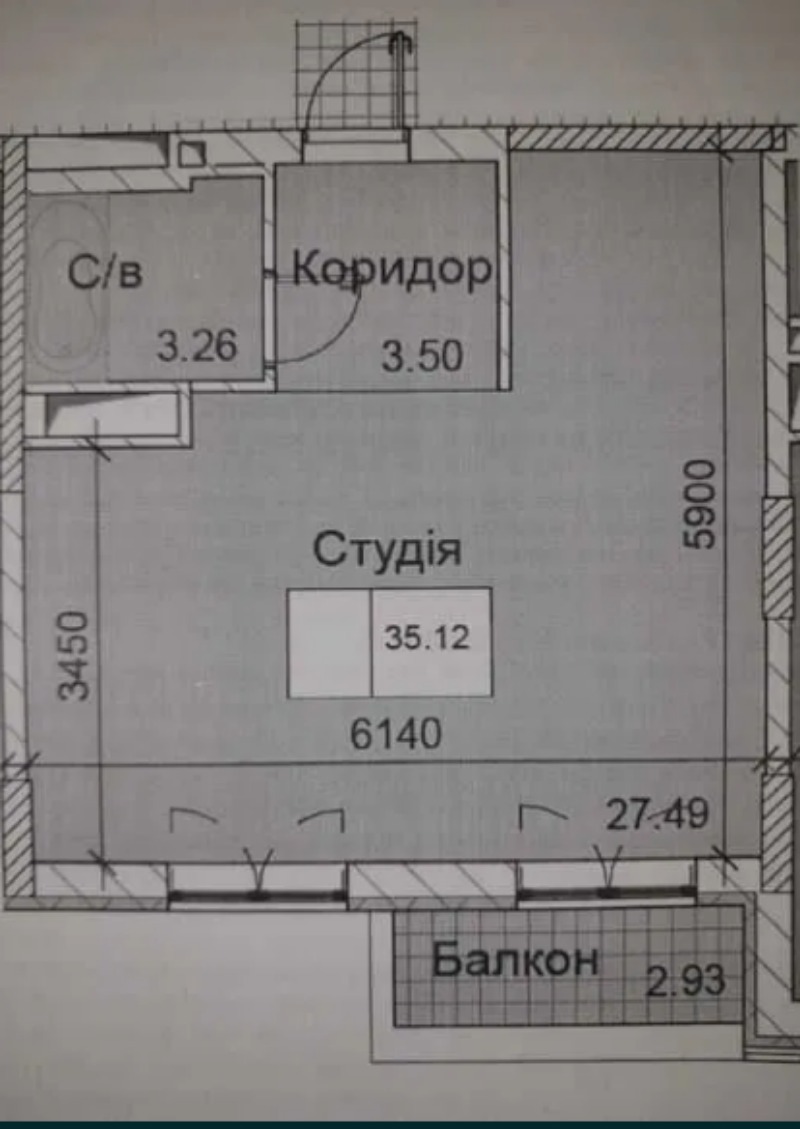 Квартира на ул. Сахарова Академика, 35 м², 32 500$ — FAKTOR