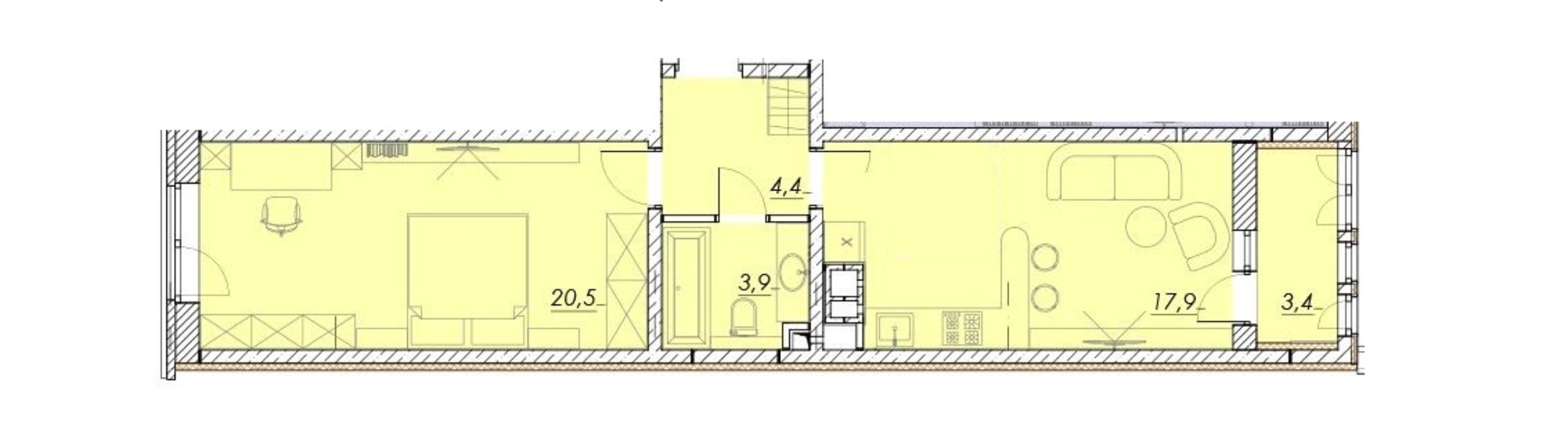 Квартира на ул. Прохоровская, 52 м², 50 000$ — FAKTOR