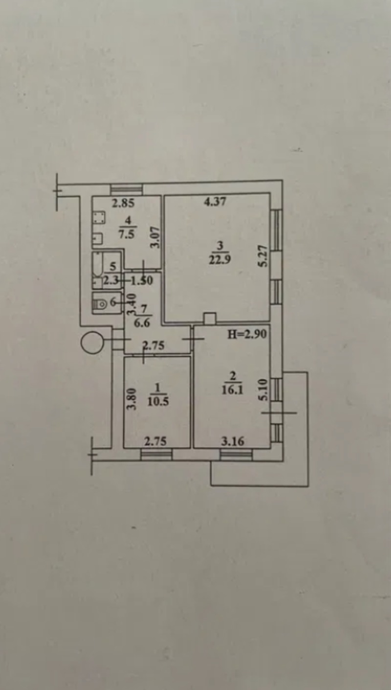 Квартира на ул. Софиевская, 69 м², 73 000$ — FAKTOR