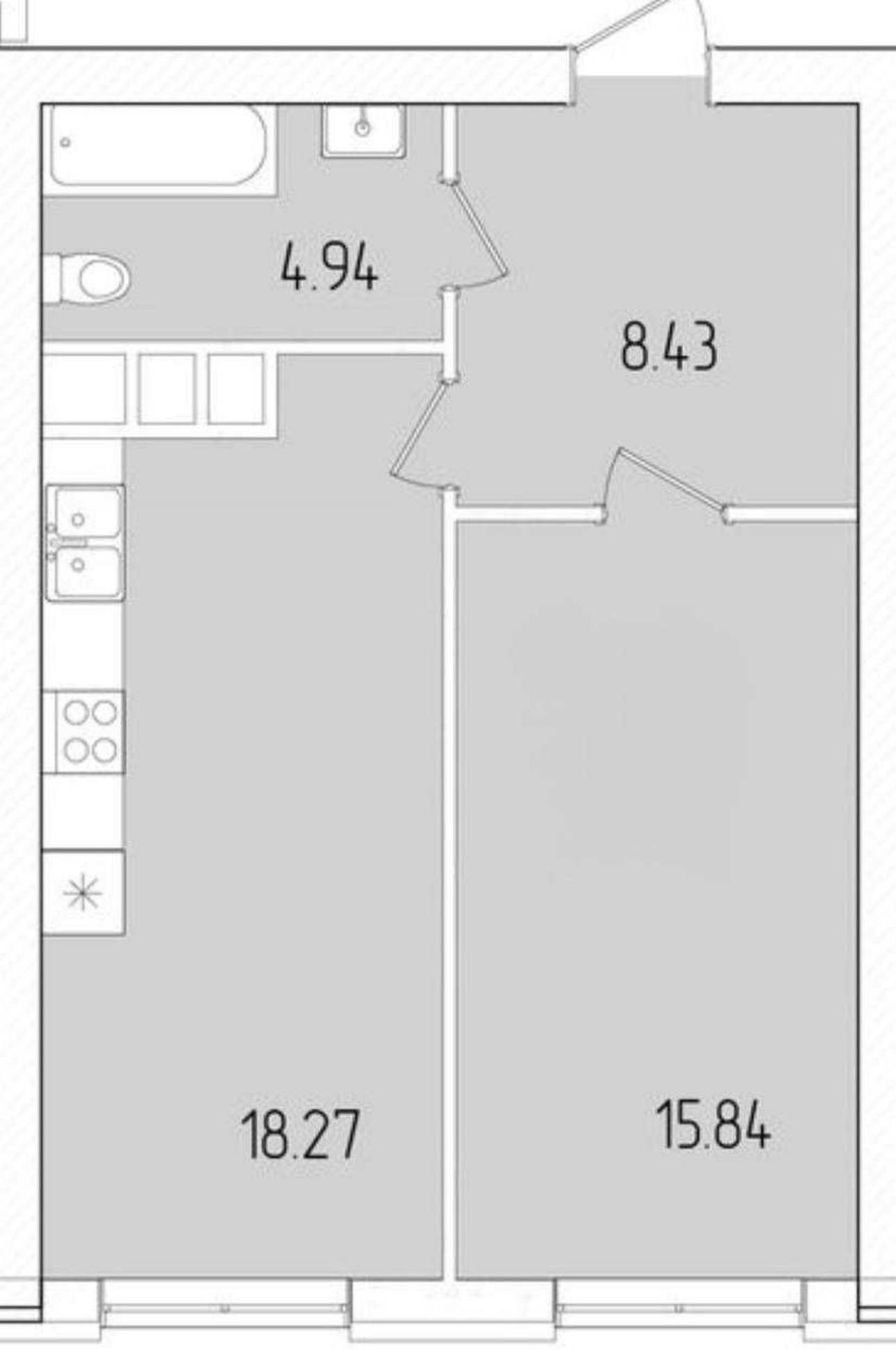 Квартира на вул. Краснова, 48 м², 64 500$ — FAKTOR