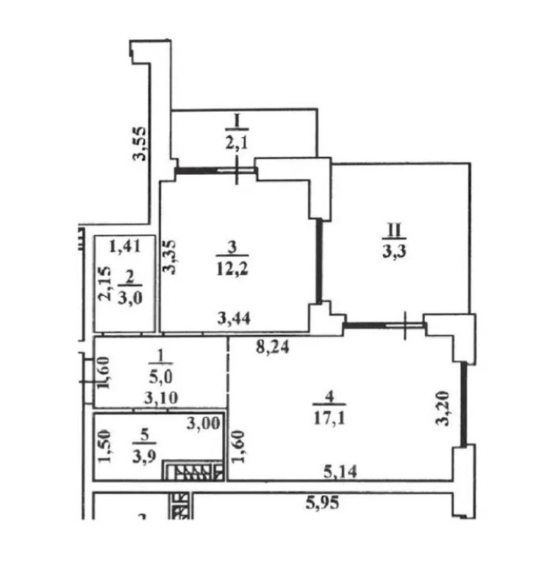 Квартира на вул. Дачная, 46 м², 65 900$ — FAKTOR